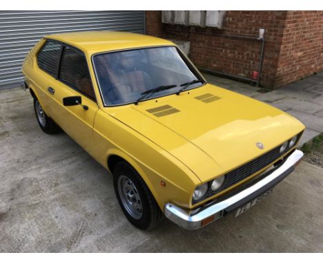 Rare, three-door 128, magazine featured and looking fabulous in Lemon Yellow.Based on the boxy Fiat 128 Saloon but with more 