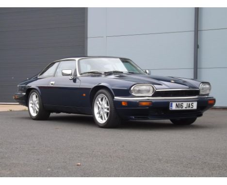Super smart, late model, two owner XJ-S 4.0.A total eyeful in Sapphire Blue with an unmarked Ivory leather interiorSupplied n