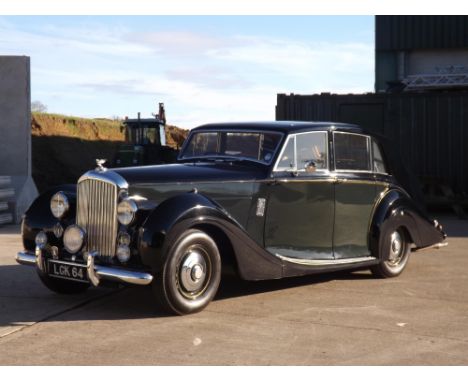 Stately Mark VI clothed by Freestone & Webb in their elegant 'Design 3406' four-door, six-light coachwork.Dating from 1951, t