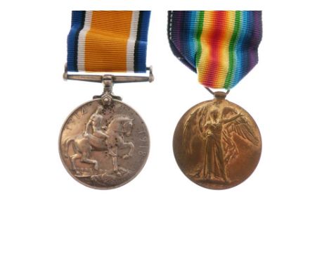 British First World War medal pair comprising: War Medal and Victory Medal, awarded to 165231 E. Taylor.PBR.1R.N., both with 