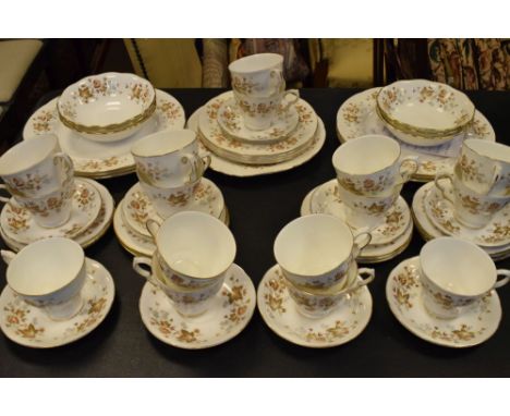 Colclough 'Avon' tea service for twelve settings  