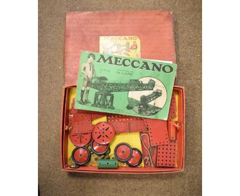 Vintage Meccano No.6 Outfit Set, having instruction manual  