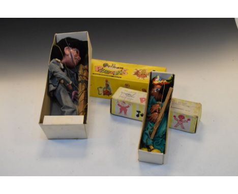 Two vintage Pelham puppets comprising Jumpettes and Pop Singer, both within their original boxes  