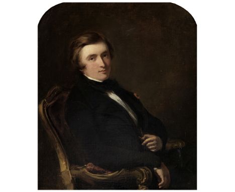 William Powell Frith, RA (British, 1819-1909)Portrait of a gentleman signed 'W P Frith' (lower left)oil on canvas, framed wit