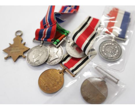 VARIOUS MEDALS. Including a 1914/15 Star, named to 42627 A Cpl (attempted erasure of rank) B C MacDonald Canadian Field Artil