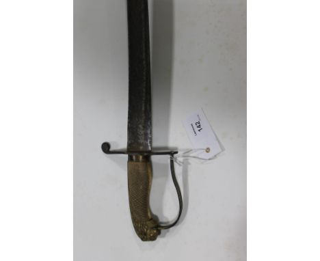 A LIGHT CAVALRY SWORD. An officers light cavalry sword, with a single-edged blade of some 30.1/4" in length. Having an ivory 