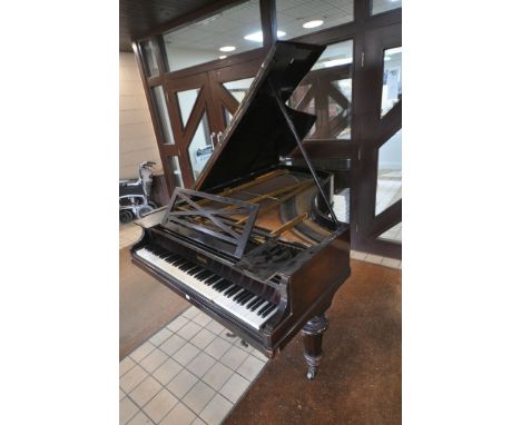 A 19TH CENTURY PLEYEL ROSEWOOD BABY GRAND PIANO, serial number 78256, the hinged lid enclosing an overstrung iron frame, fold