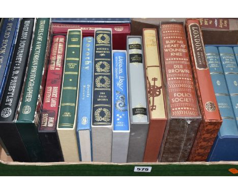 THE FOLIO SOCIETY, Eighteen titles including a three book box-set, Stephen; Lesley, Hours In A Library, London Portrait Of A 