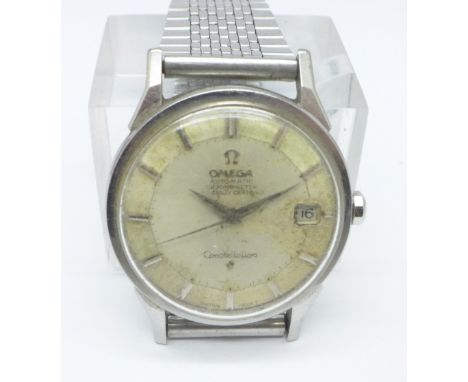 An Omega Constellation automatic wristwatch, Chronometer Officially Certified, with pie-pan dial 