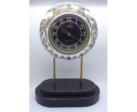 A Majak clock, made in USSR, 29.5cm 