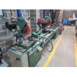 STB SD15/S double mitre saw, serial no. 1415 (2001) PoWRA: A ‘point of work’ risk assessment must be