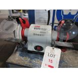 Axminster workshop double ended bench grinder, model AW200WSG1, 240v