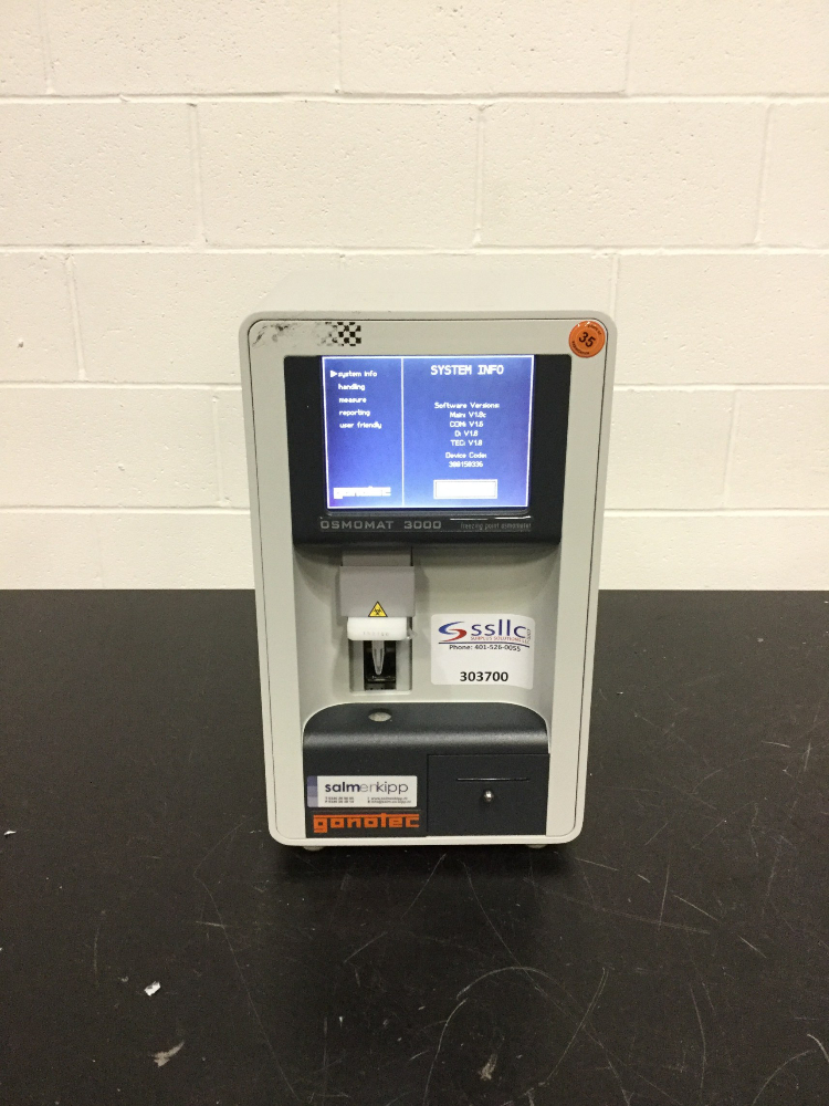Gonotec Osmomat 3000 Freezing Point Osmometer, SN 300150336
