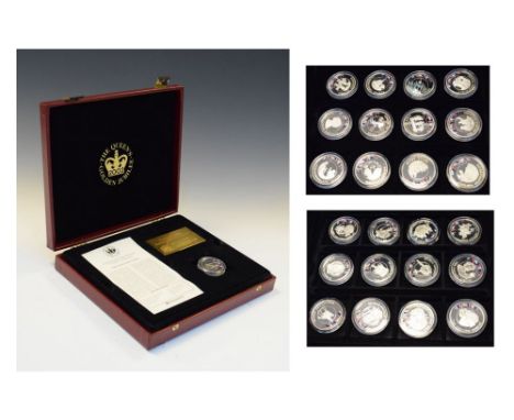 Coins and Medallions - Westminster 'The Golden Jubilee Commemorative Coin Collection', being a collection of twenty-five silv