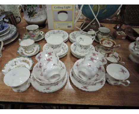 A selection of tea cups and saucers