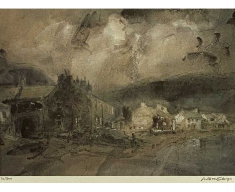 WILLIAM SELWYN limited edition print (61/300) - Porthdinllaen, signed in pencil, 30 x 40cms