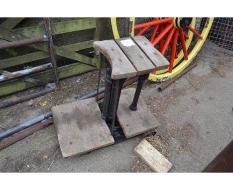 Pair of balance scales.