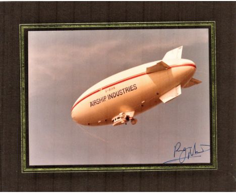 Historical Aviation Collection Comprising of Signed by Designer, Picture of Airship, Signed US Army 7th Para's, FDC Picture &