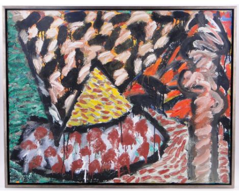 John Edwards
Oil on canvas, Vuillards lamp 1982, inscribed verso, 28" x 36" framed