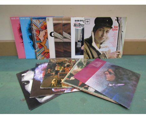 BOB DYLAN: A collection of LP's to include 'Bob Dylan' (CBS 32001), 'Highway 61 Revisited' (460953 1), 'Blonde On Blonde' (CB