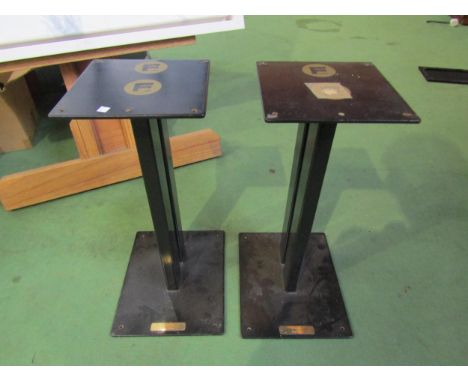 A pair of Foundation speaker stands 