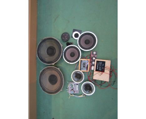 Hi-Fi spares including a pair of Wharfdale model 3014 speaker cones 