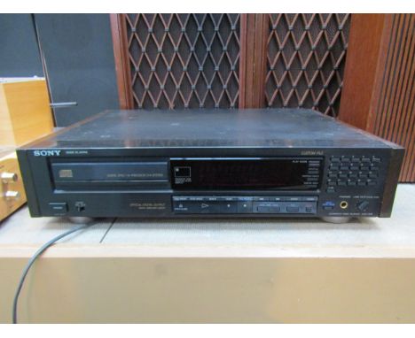 A Sony CDP-970 CD player 