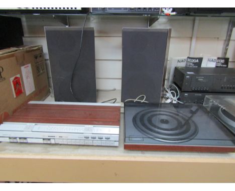 Bang &amp; Olufsen hifi seperates to include Beogram 1500 turntable, Beomaster 1500 amplifier and Beovox S35 speakers 