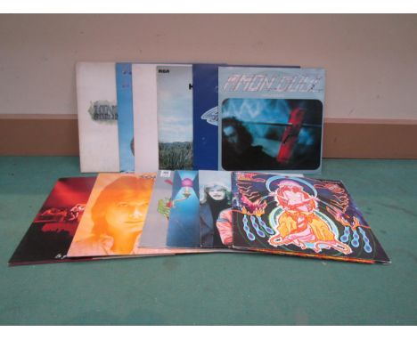 A collection of Prog Rock and Folk LP's to include Pink Floyd 'Wish You Were Here' (SHVL 814), Dransfield 'The Fiddler's Drea