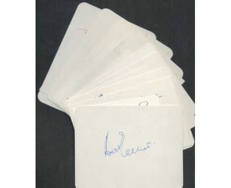 Athletics - Track - Fifteen signed cards, mostly 4.5x3.5 inches, some dedicated, some are Olympic champions. They are Herb El