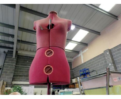 Adjustable clothes mannequin on a stand. Not available for in-house P&amp;P 