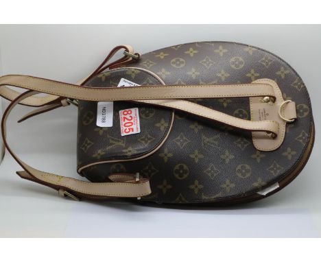 Louis Vuitton ladies leather backpack bag. P&amp;P Group 2 (£18+VAT for the first lot and £3+VAT for subsequent lots)&nbsp;Co