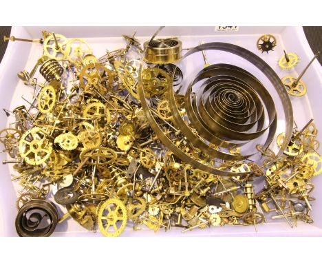 Mixed clock parts, mainly cogs. P&amp;P Group 3 (£25+VAT for the first lot and £5+VAT for subsequent lots) 
