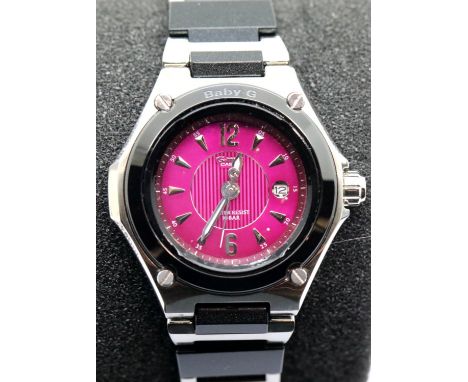 Gents Casio Baby G wristwatch. P&P Group 1 (£14+VAT for the first lot and £1+VAT for subsequent lots)Condition Report: This i