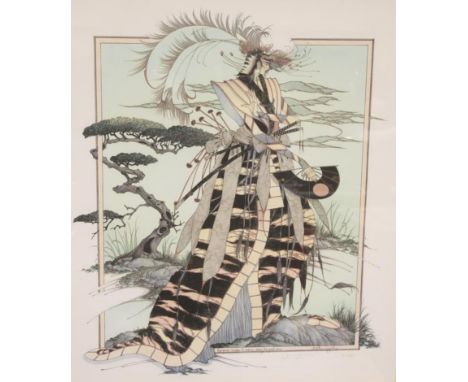JC Graham Illingworth (1953-) limited edition print Nemesis Comes to Sweep Away the Past, signed in pencil, 203/850, 49 x 55 