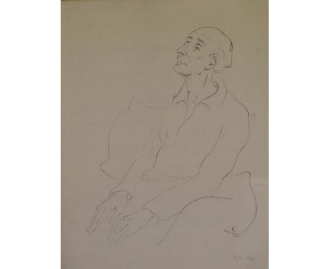 After Edmond Xavier Kapp (1890-1978) lithograph of Frederick Delius, pencil signed to margin 84/100, 43 x 34 cm. Not availabl