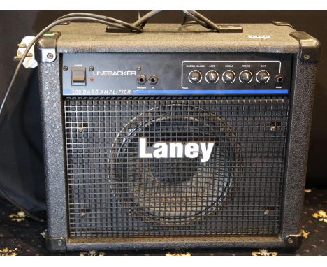 Laney Linebacker L30 bass amplifier. Not available for in-house P&P, contact Paul O'Hea at Mailboxes on 01925 659133Condition