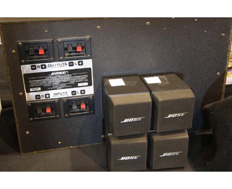 Bose Acoustimass speaker system with subwoofer and two satellite speakers. P&P Group 3 (£25+VAT for the first lot and £5+VAT 
