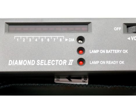 New old stock Diamond Selector II diamond tester and new 9v battery. P&amp;P Group 1 (£14+VAT for the first lot and £1+VAT fo