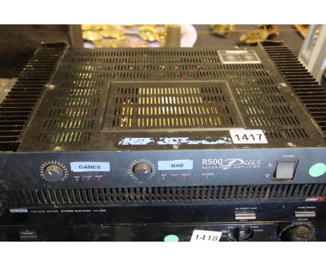 R500 PLUS Reference amplifier. P&amp;P Group 3 (£25+VAT for the first lot and £5+VAT for subsequent lots) 