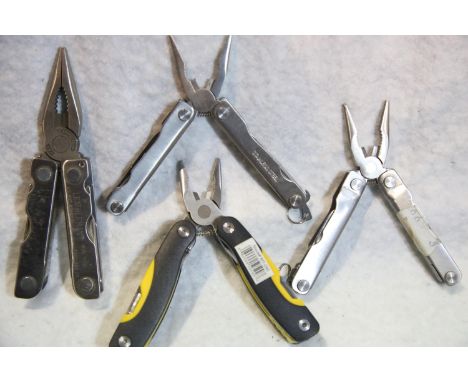 Four new old stock multi tools including Leatherman and Lansky. P&amp;P Group 2 (£18+VAT for the first lot and £3+VAT for sub