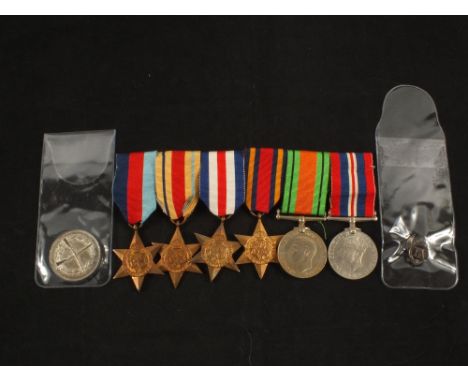 Para interest 1939, Africa, Italy, France and Germany Stars, Defence and war medals, 1437691 Sgt. Stanley Taylor, South Staff