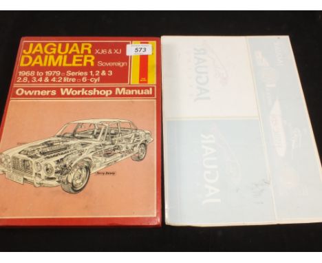 Jaguar 3.4 manual, Triumph twin motorcycles and two other volumes