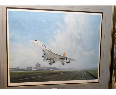 Gerald Coulson - Study of Concord, colour print, signed in pencil to the lower margin, visible sheet dimensions 47.5 x 60cm