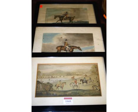 After Henry Alkin - Morning and Afternoon, colour prints, each 23.5 x 29cm; and one other similar colour print (3)