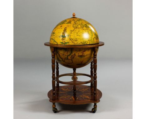 GLOBE DRINKS CABINET. 93cm H x 58cm D.