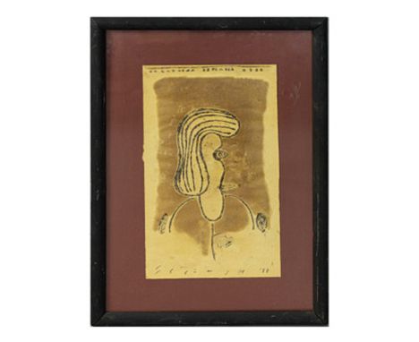 20TH CENTURY SPANISH SCHOOL. BARCELONA SETENARE 1988. mixed media, indistinctly signed and dated, 80cm x 57cm, framed.