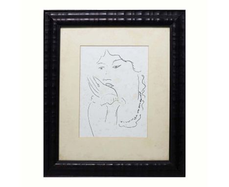HENRI MATISSE. COMPOSITION DUTEL, 3, DESSINS DE HENRI MATISSE. Lithograph, 25cms x 19cms, Framed.