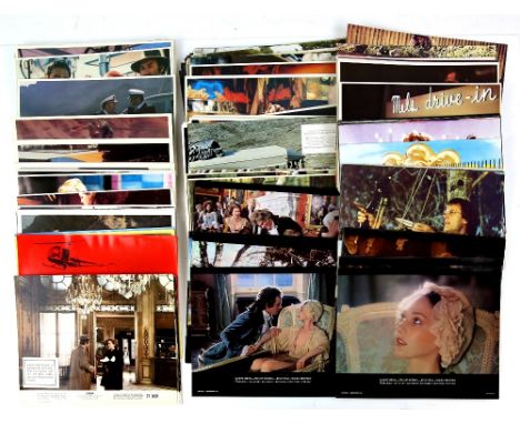 30+ Front of House / Mini Lobby card sets, titles include American Graffiti, The Pink Panther Strikes Again, Sweeney, Blazing