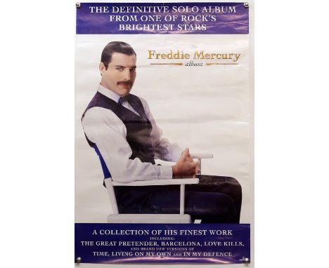 Queen - 20 Various record shop and promo posters including The Works, The Freddie Mercury album, Europe Tour 78, Freddie Merc